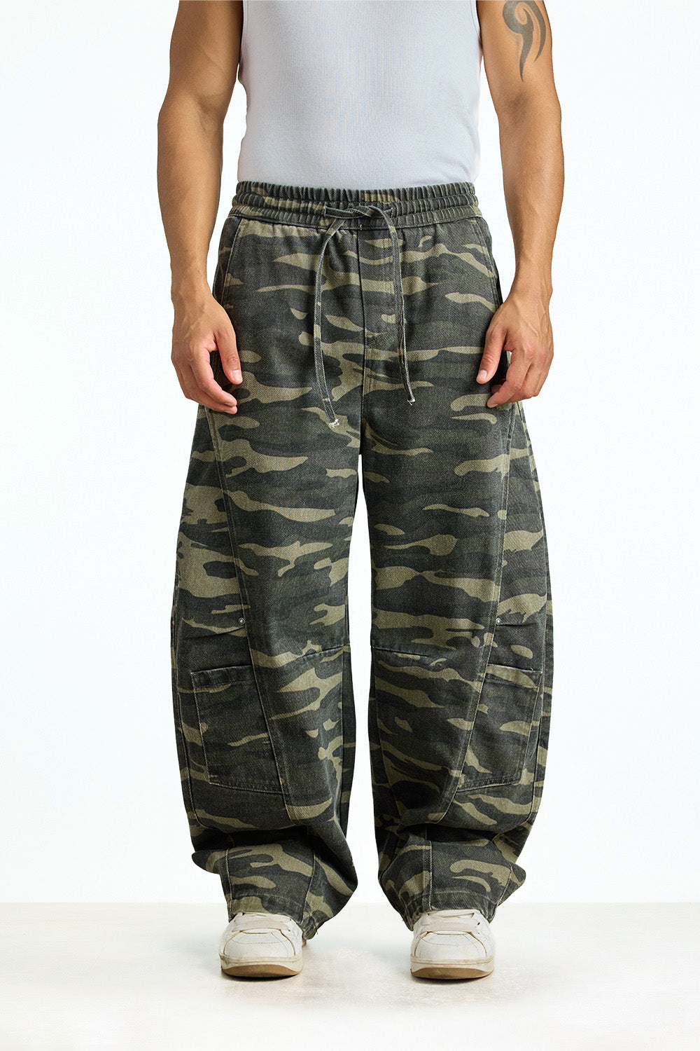 Ghost Camo Baggy Cargo