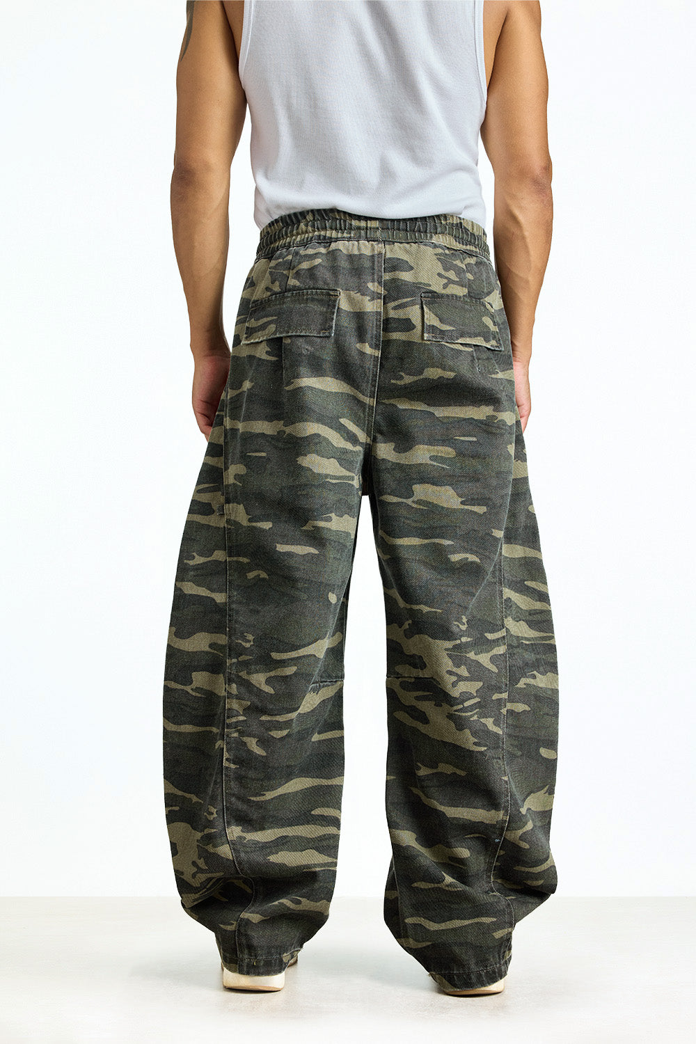 Ghost Camo Baggy Cargo - BonkersCorner