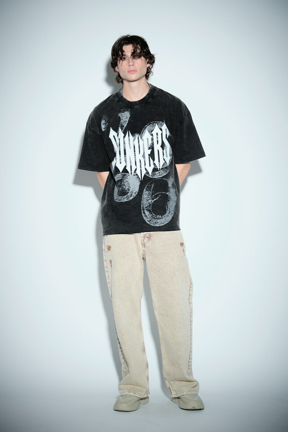 Gothic Spikes Oversized T-shirt - BonkersCorner