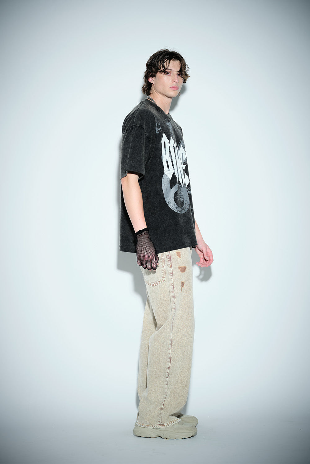 Gothic Spikes Oversized T-shirt - BonkersCorner