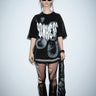 Gothic Spikes Oversized T-shirt - BonkersCorner
