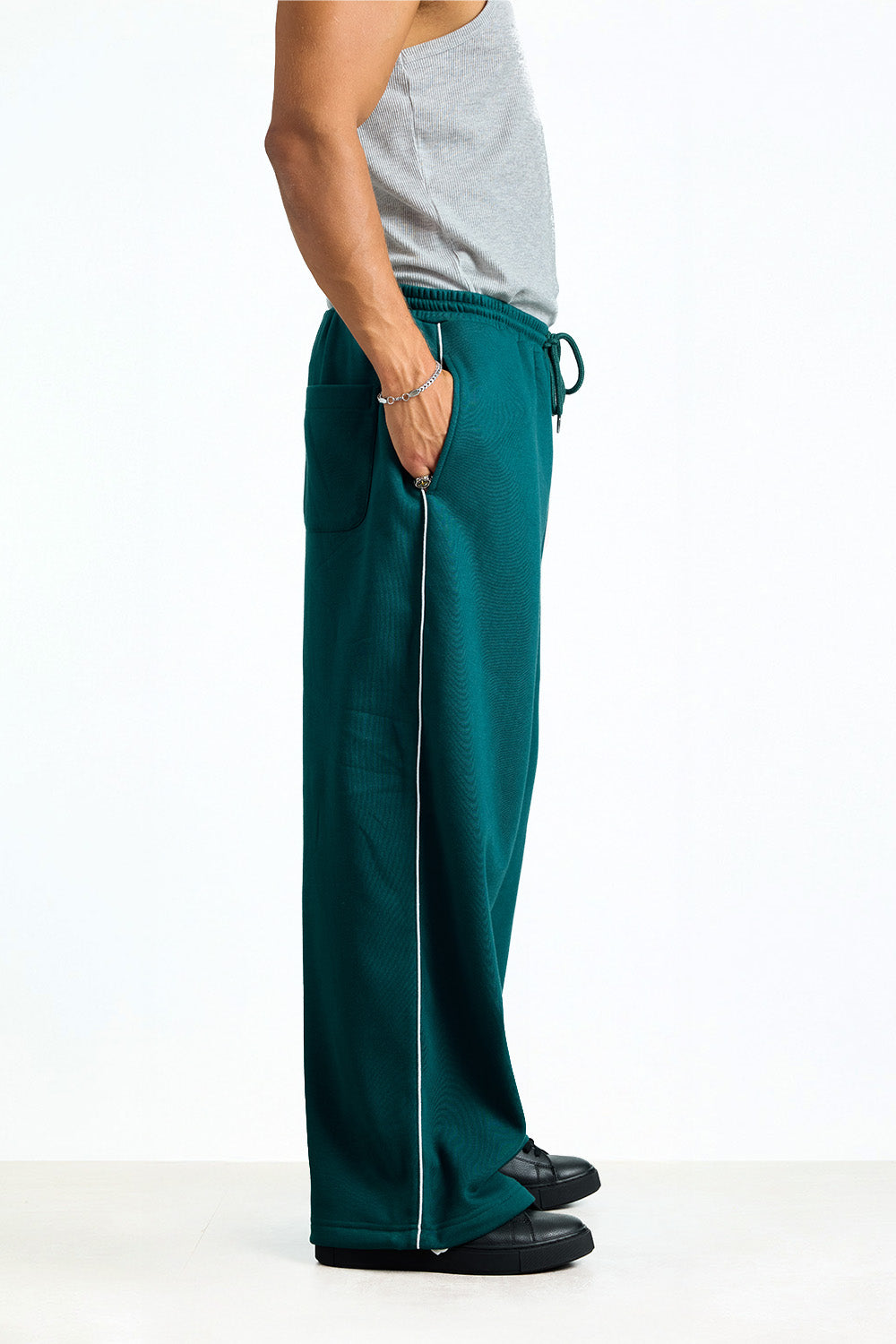 Green Coast Track Pants - BonkersCorner