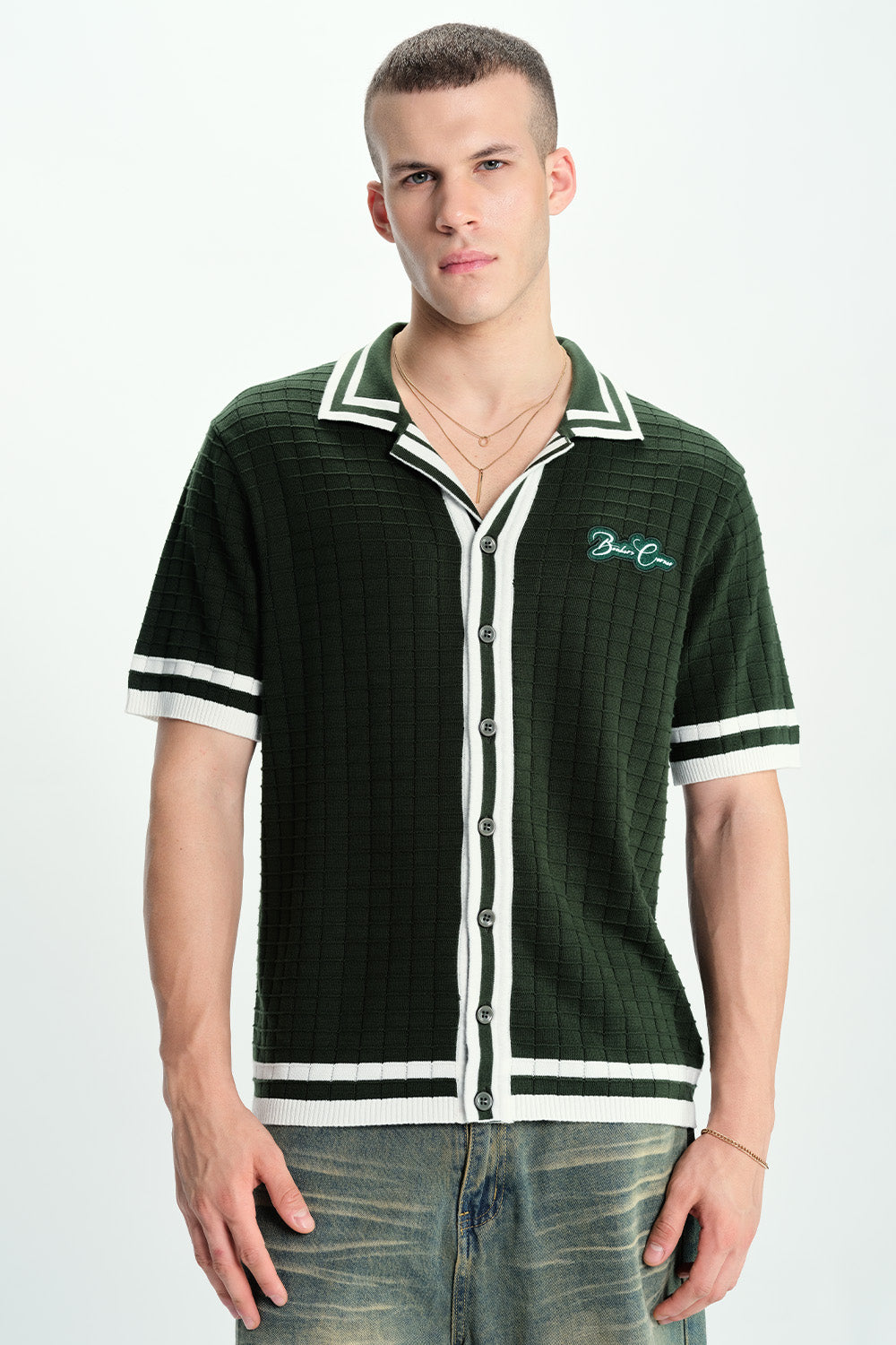 Green Grid Theory Shirt - BonkersCorner