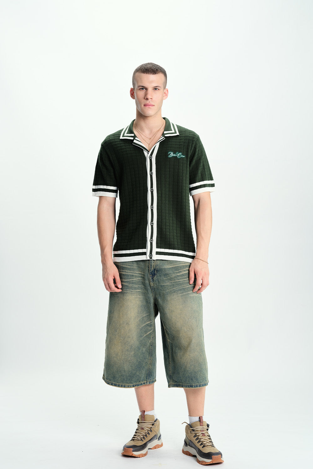 Green Grid Theory Shirt - BonkersCorner
