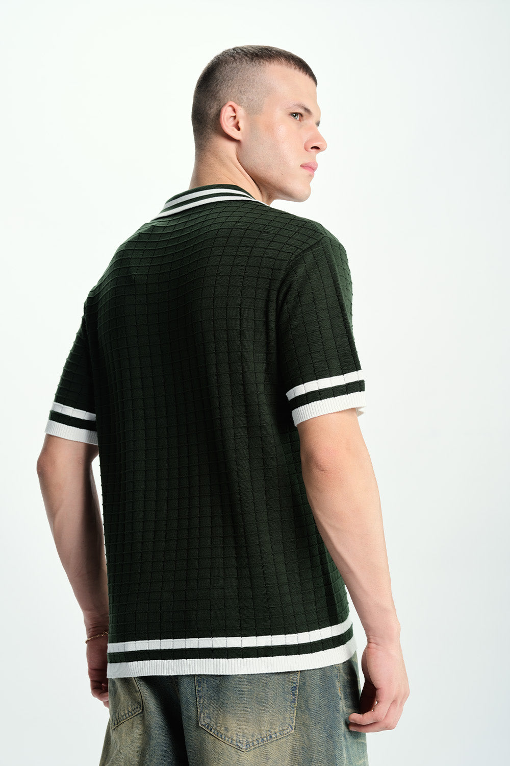 Green Grid Theory Shirt - BonkersCorner