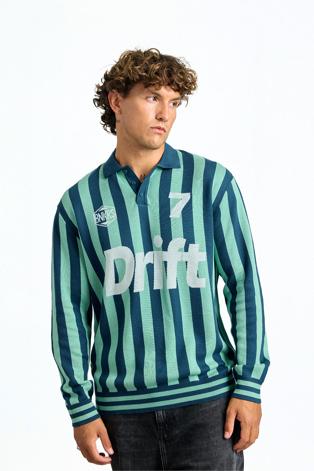 Greenline Drift Knit Polo - BonkersCorner