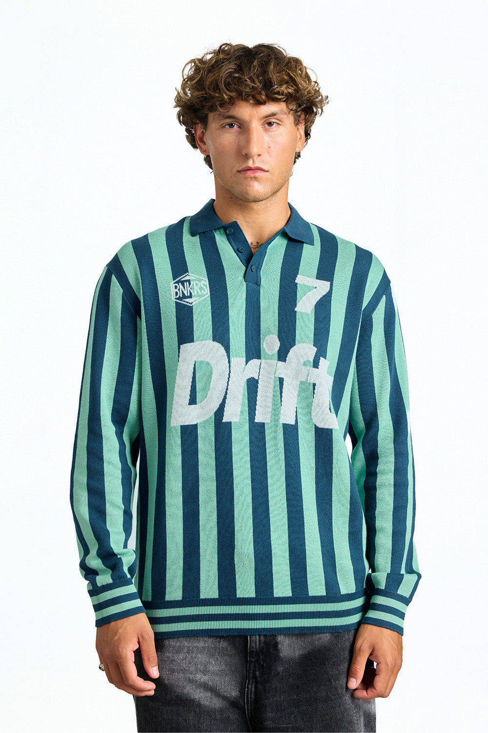 Greenline Drift Knit Polo - BonkersCorner