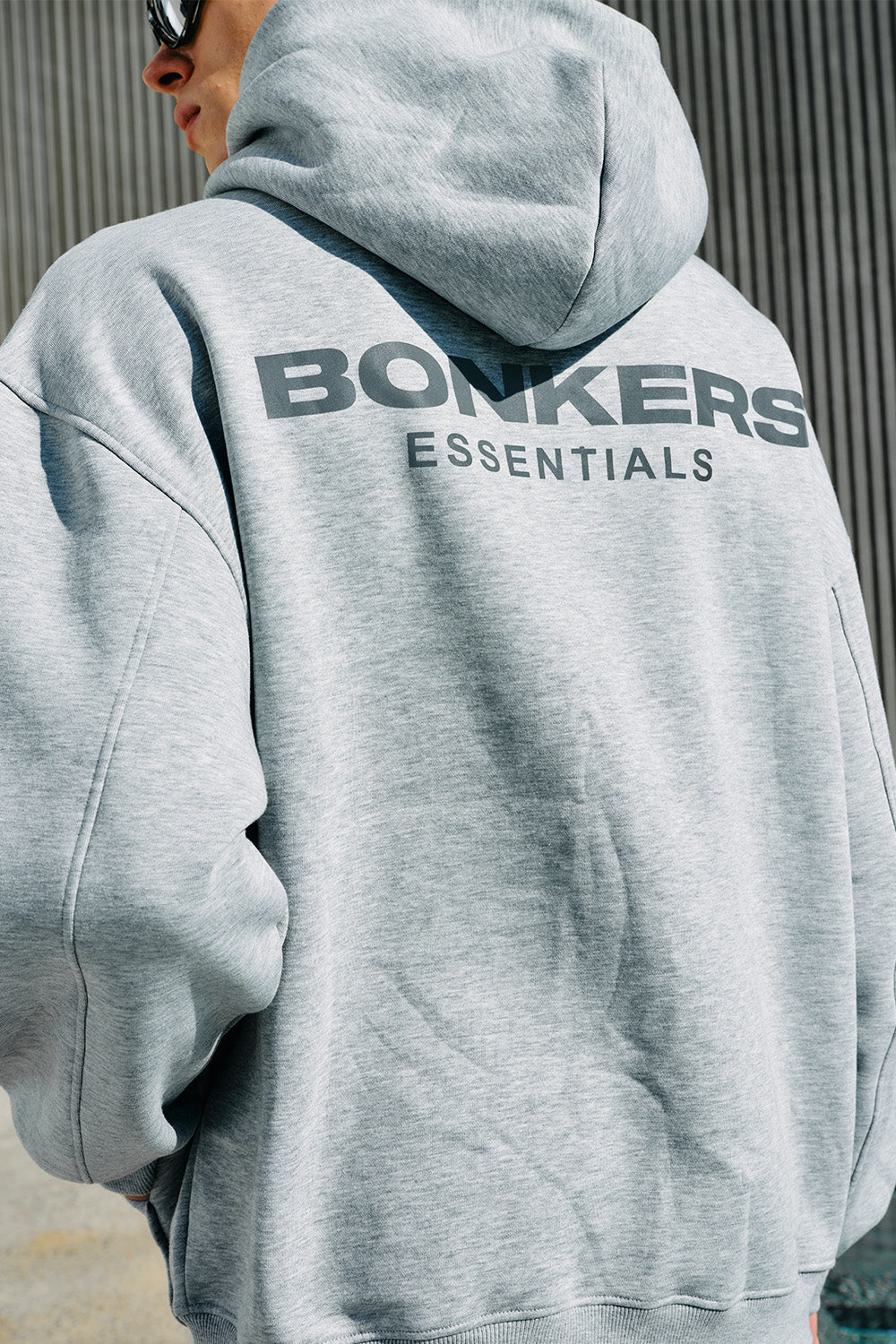 Grey Melange Classic Zip Hoodie