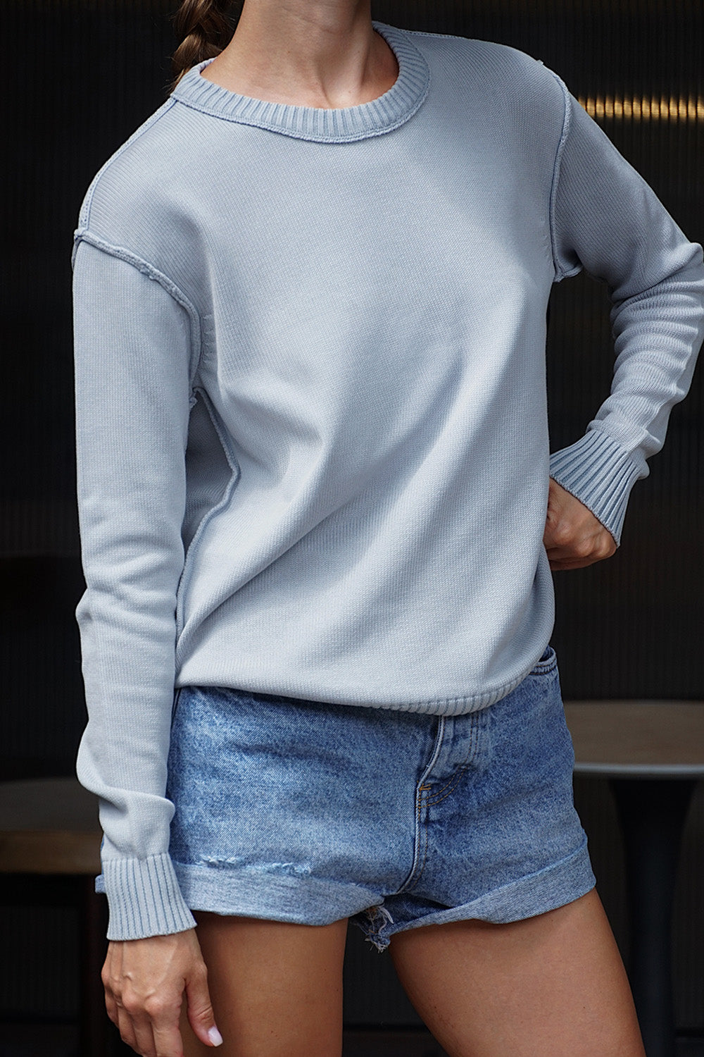 Grey Mode Crewneck Sweatshirt - BonkersCorner