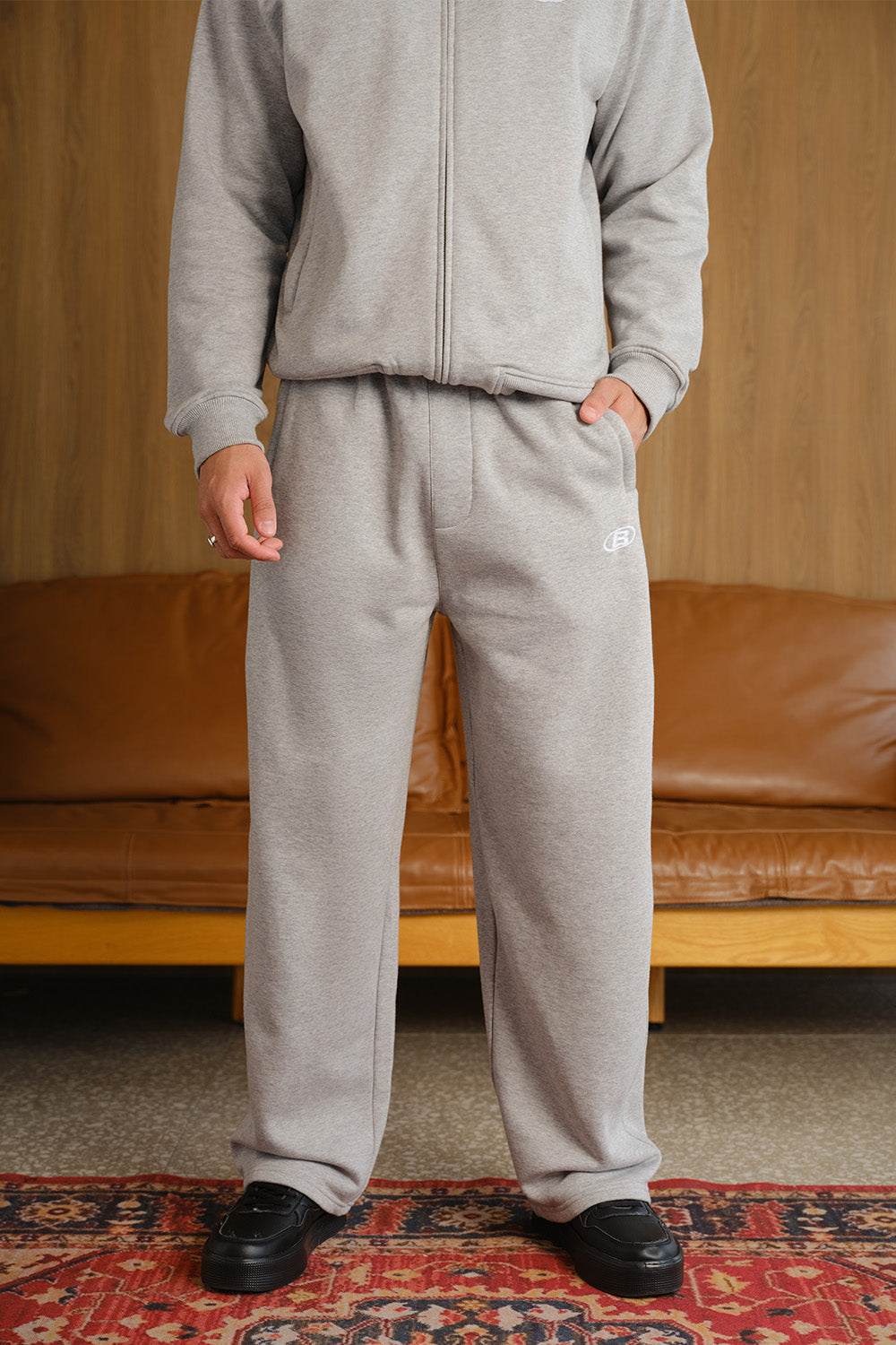 Grey On The Go Joggers - BonkersCorner