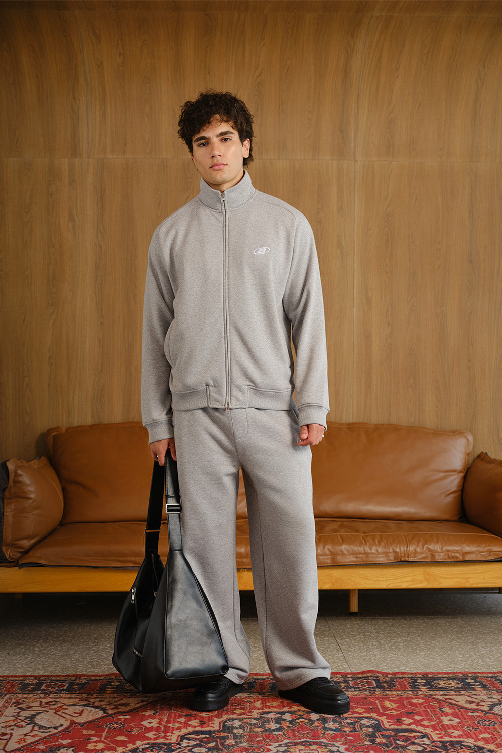 Grey On The Go Joggers - BonkersCorner