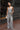 Grey Pinstriped Loose Fit Trousers - BonkersCorner