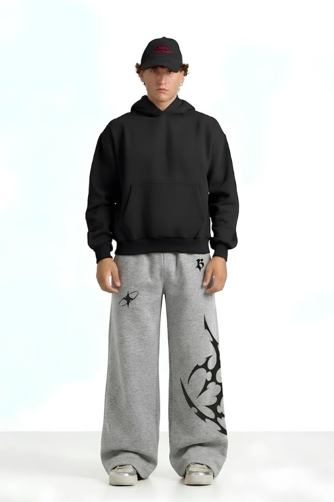 Grey Reaper Wide Leg Pants
