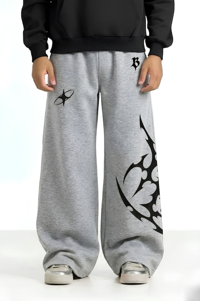 Grey Reaper Wide Leg Pants