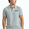 Grey Signature Knit Polo - BonkersCorner