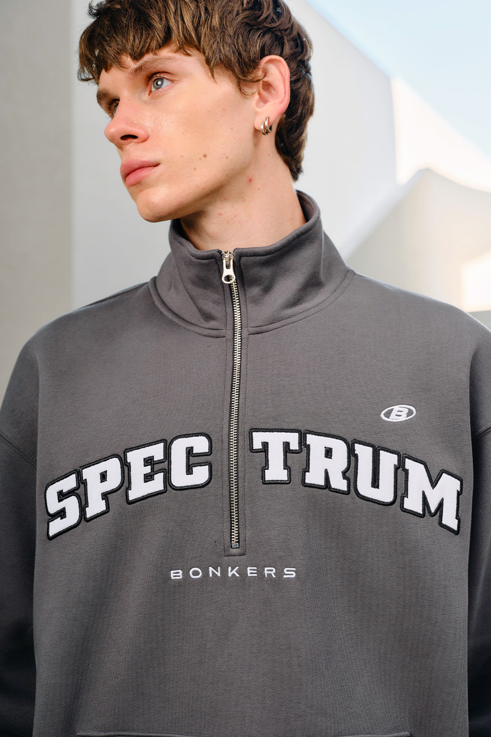 Grey Spectrum Pullover - BonkersCorner