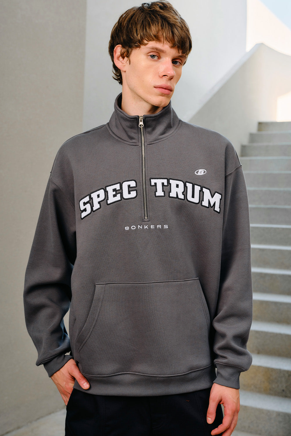 Grey Spectrum Pullover - BonkersCorner