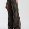 Grey Sporty Deconstructed Loose Pants - BonkersCorner