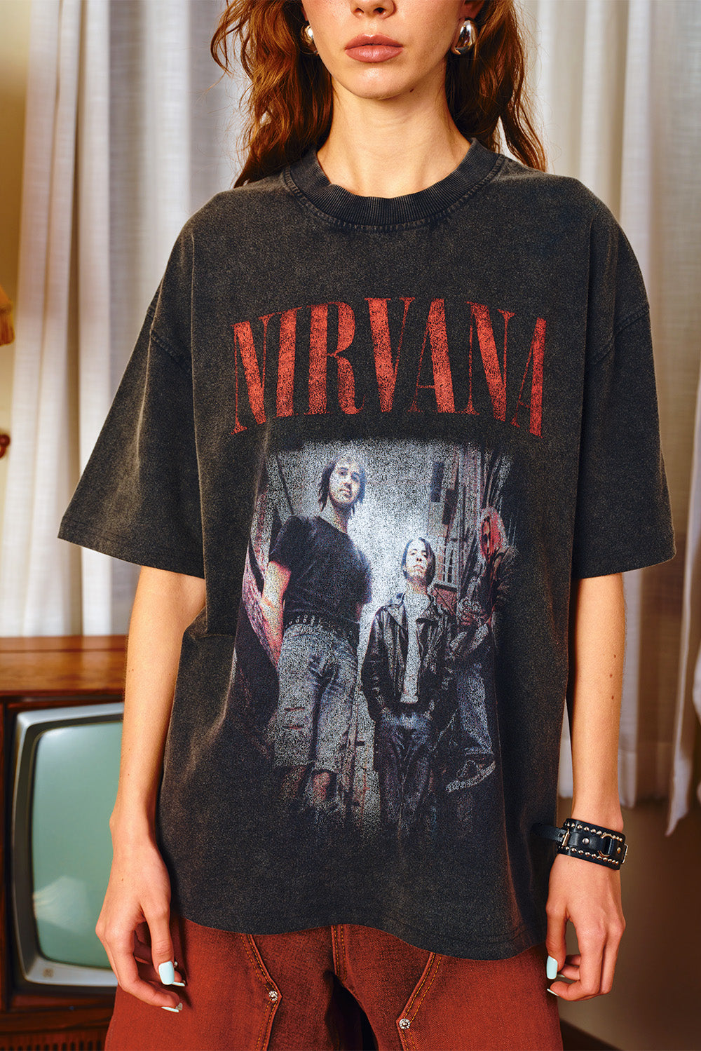 Grungecore Oversized T-shirt - BonkersCorner