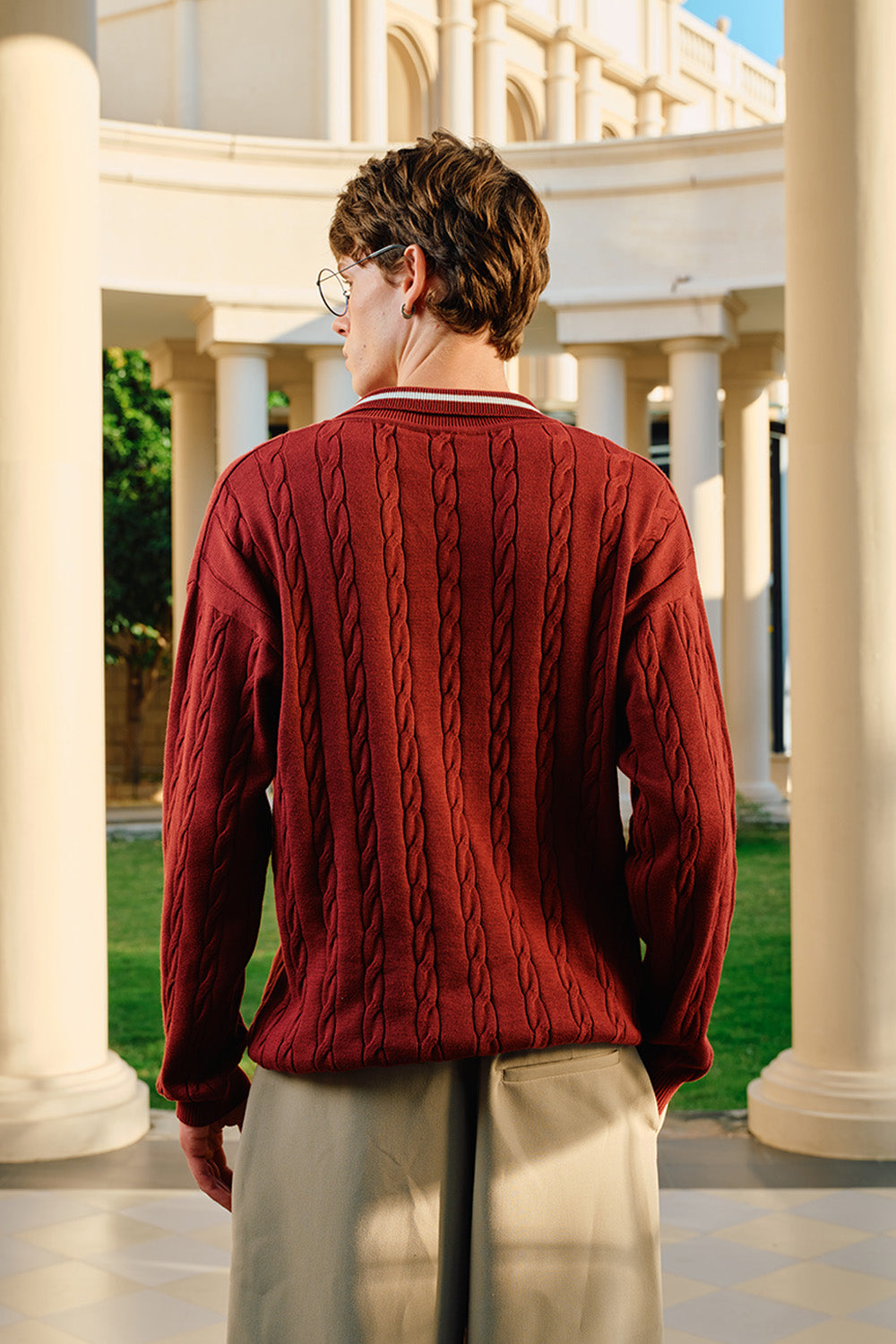 Gryffindor Cable Knit Polo