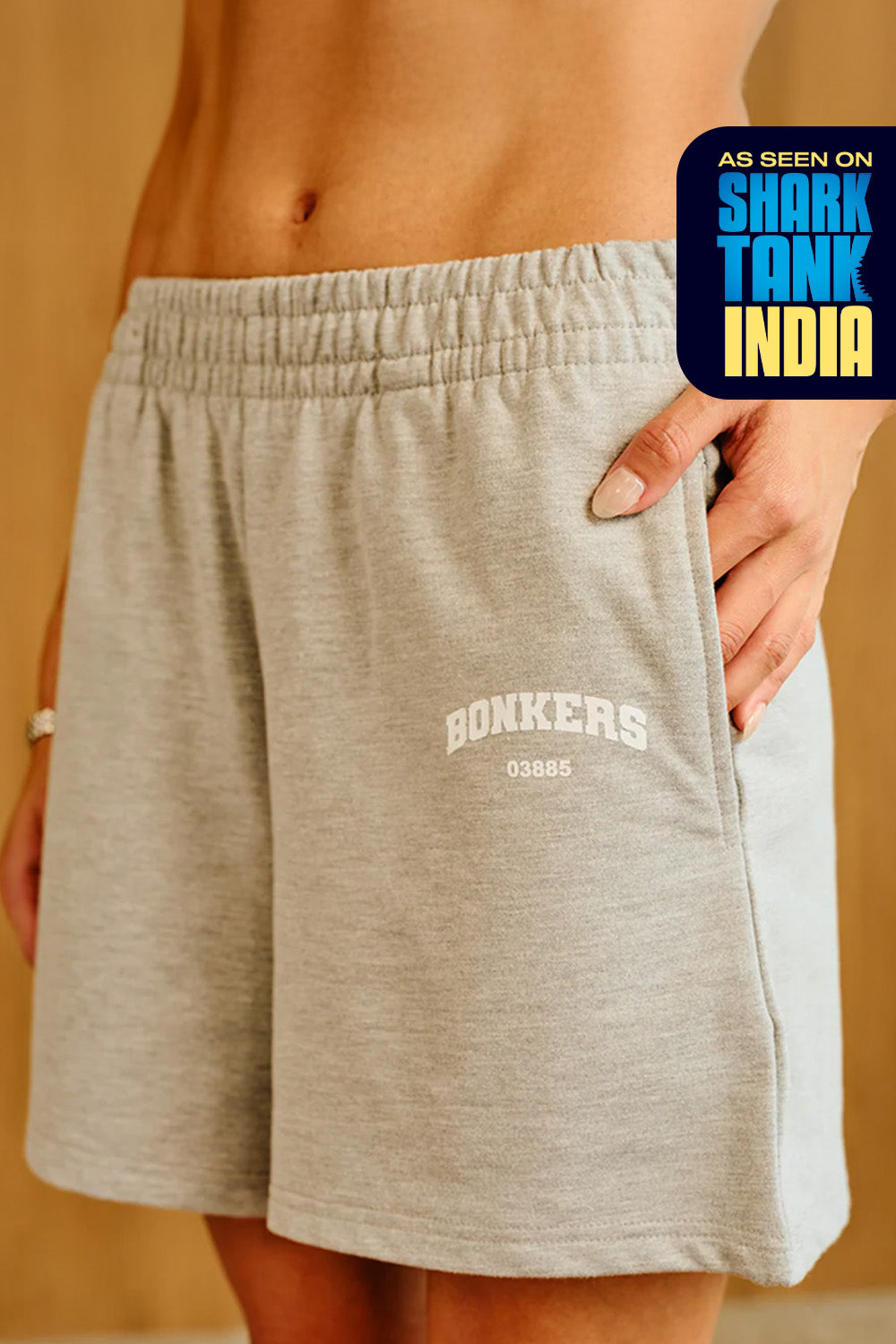 Heather Grey Lounge Shorts - BonkersCorner