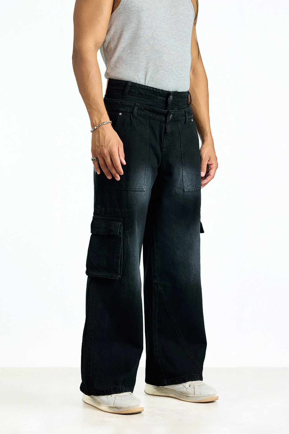 Heavy Fade Black Cargo - BonkersCorner