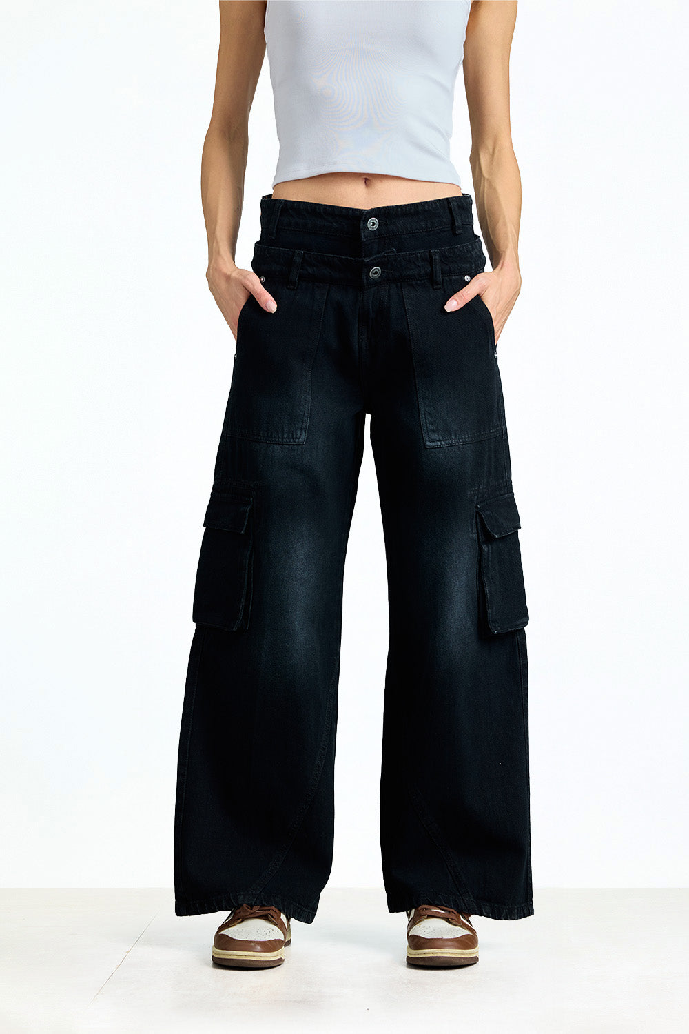 Heavy Fade Black Cargo - BonkersCorner