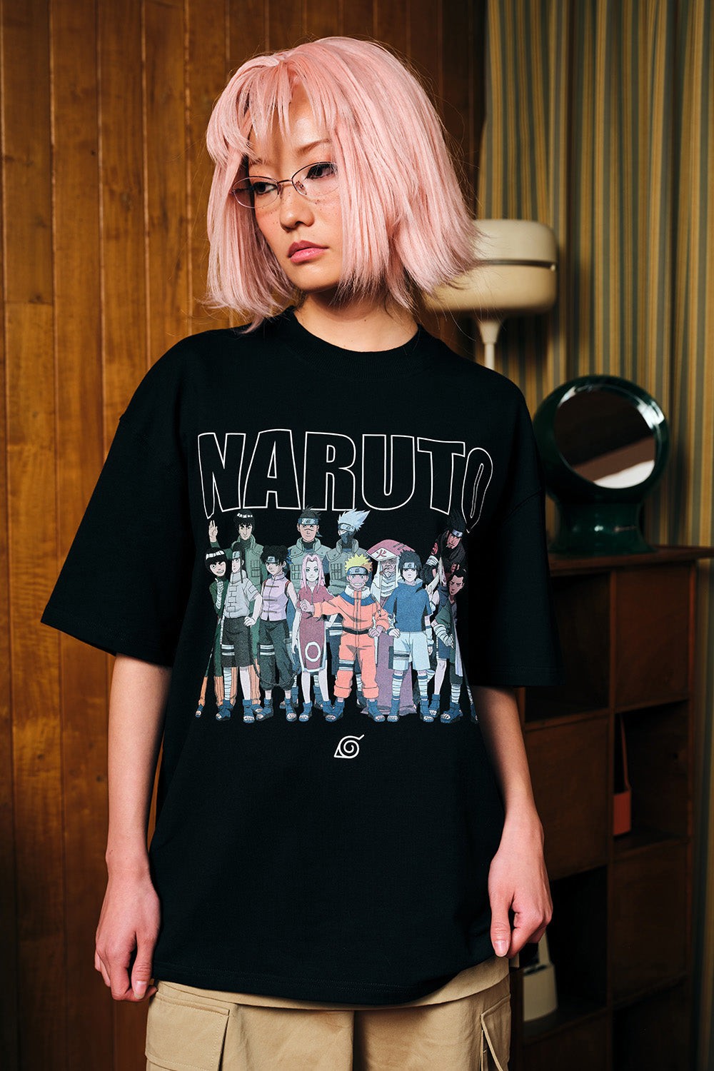 Hidden Village Unity Black Oversized T-shirt