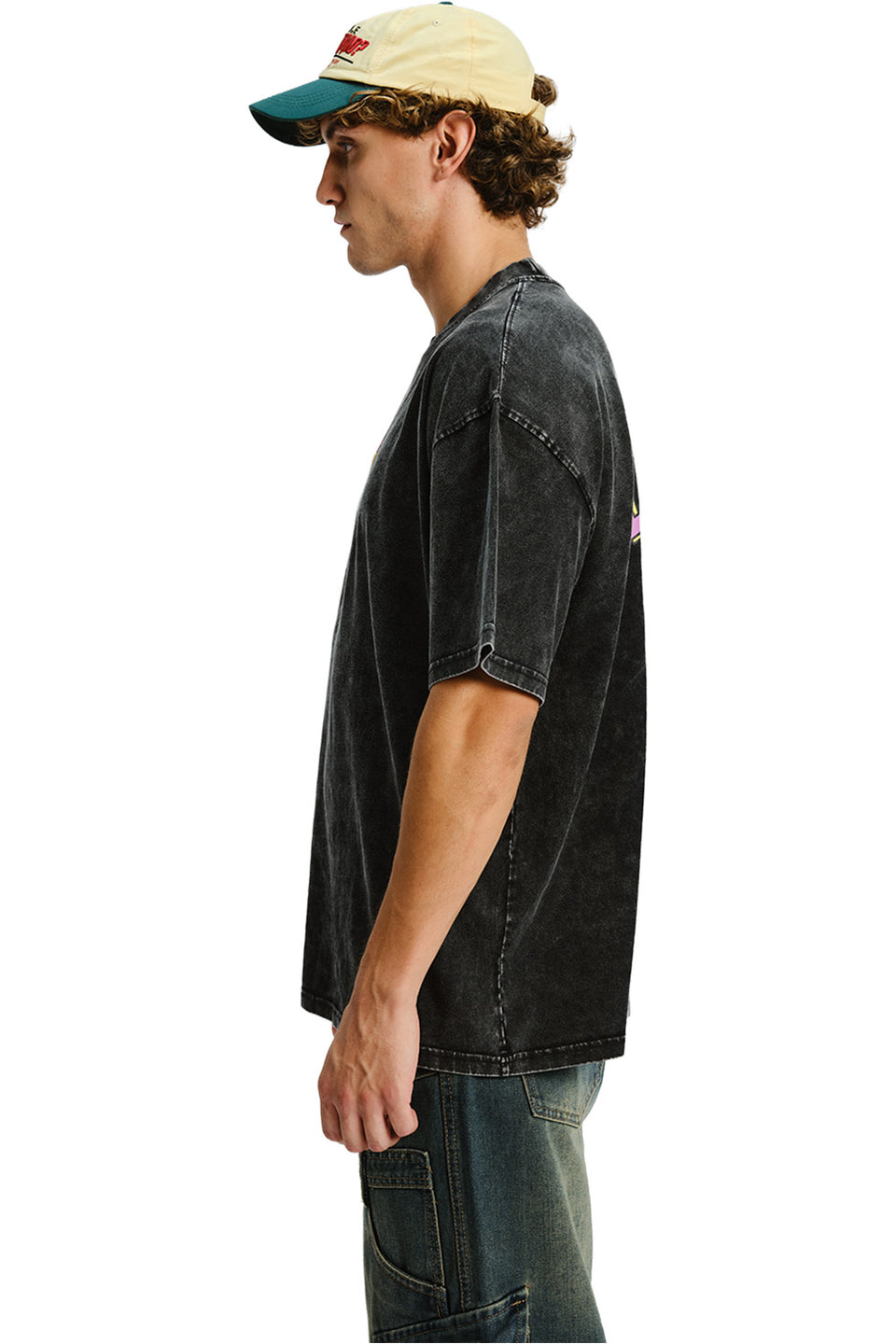 Buy Homeboys Faded Black Oversized T-shirt for Men Online at Rs.999.00 ...