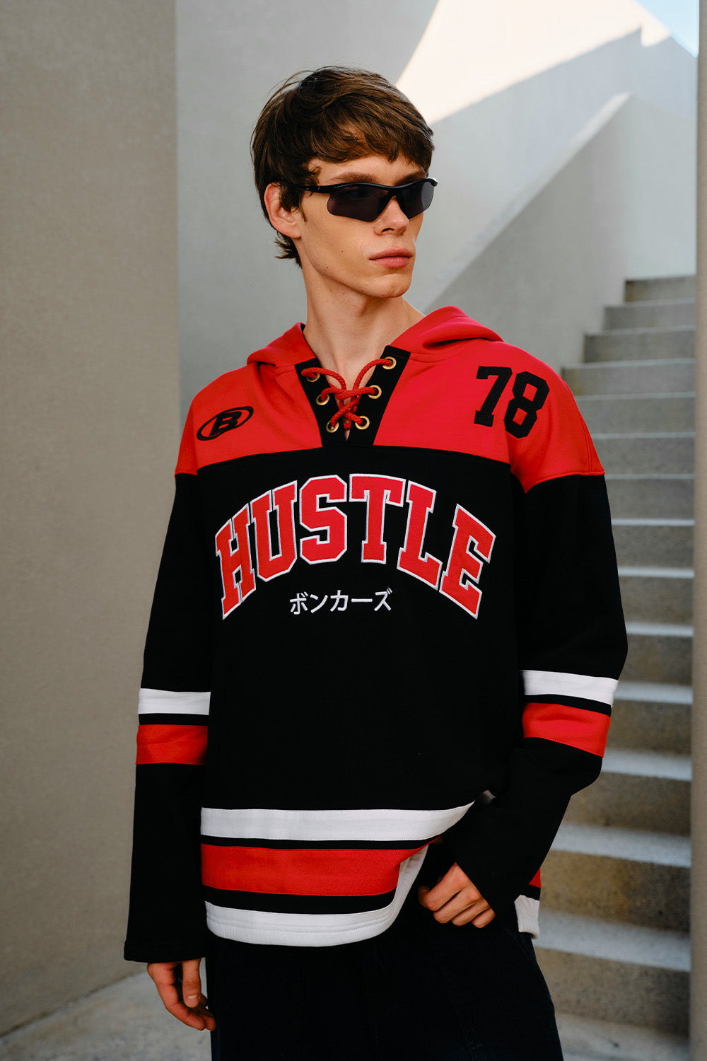 Hustle Red Sweatshirt