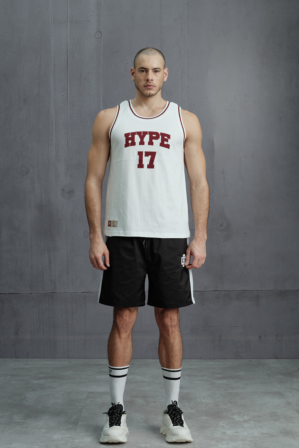 Hype 17 White Tank - BonkersCorner