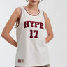 Hype 17 White Tank - BonkersCorner