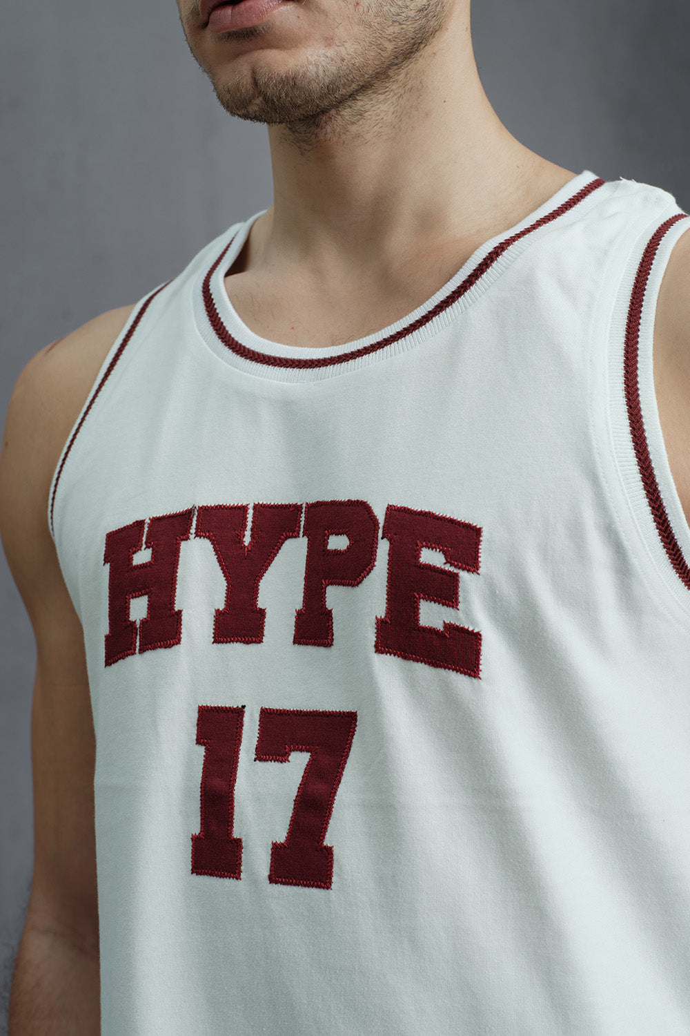 Hype 17 White Tank - BonkersCorner