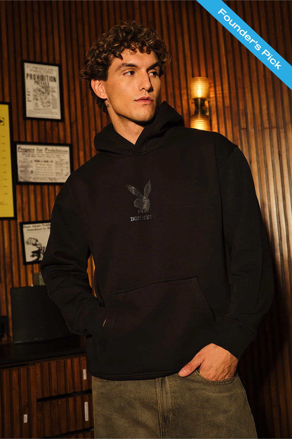 Playboy Muse Oversized Hoodie - BonkersCorner