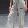 Idle Ivory Flared Joggers - BonkersCorner