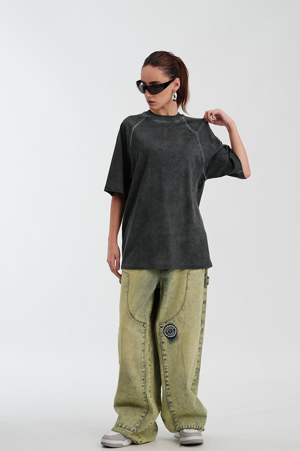Iron Wash Oversized T-shirt - BonkersCorner