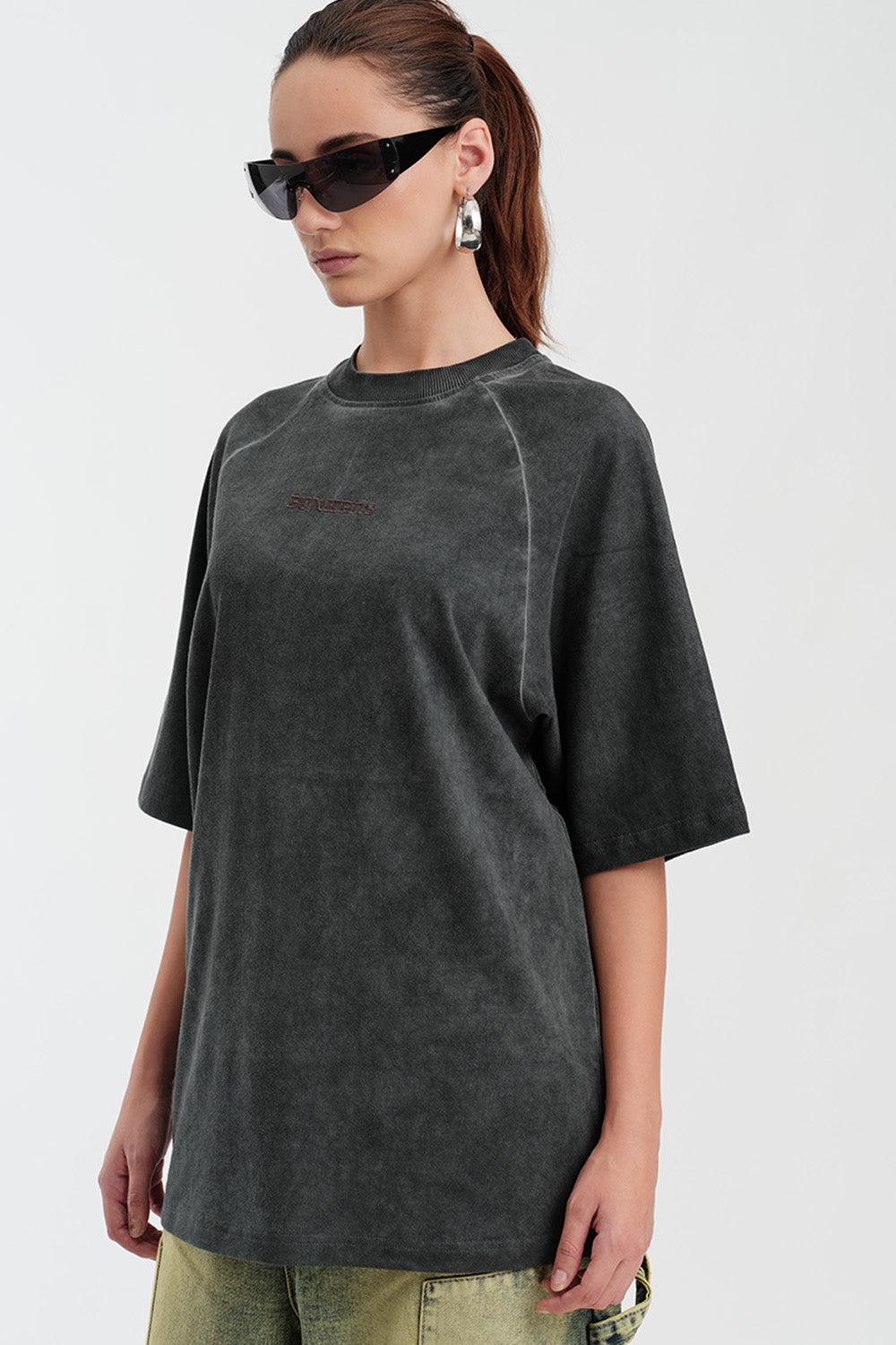 Iron Wash Oversized T-shirt - BonkersCorner