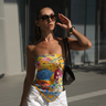 Island Bloom Scarf - BonkersCorner