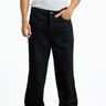 Jet Black Relaxed Fit Jeans - BonkersCorner