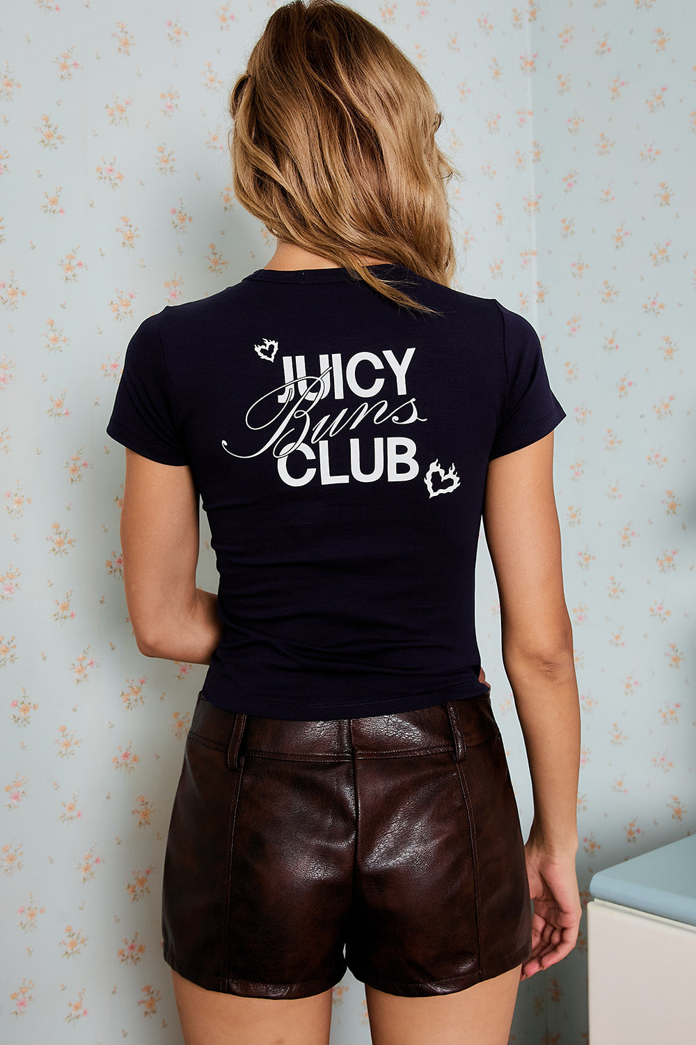 Juicy Buns Club Baby Tee - BonkersCorner