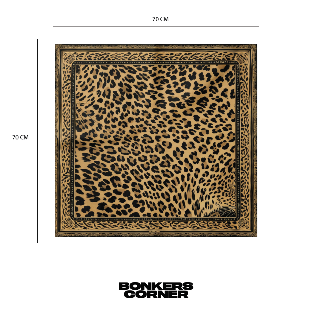 Leopard Print Scarf - BonkersCorner
