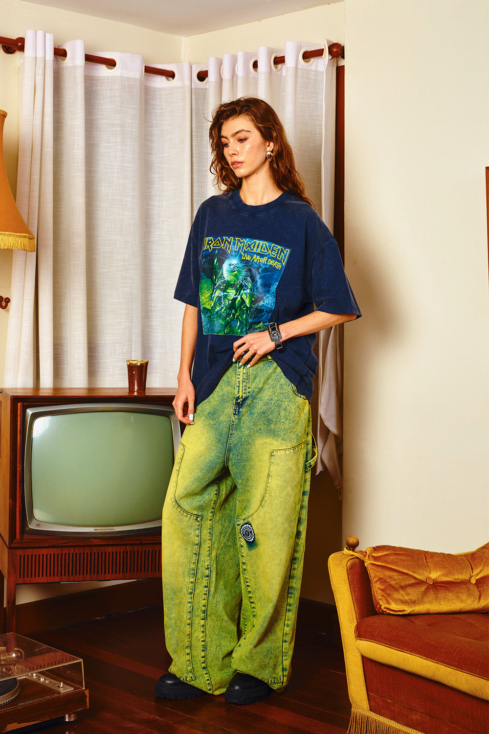 Live After Death Oversized T-shirt