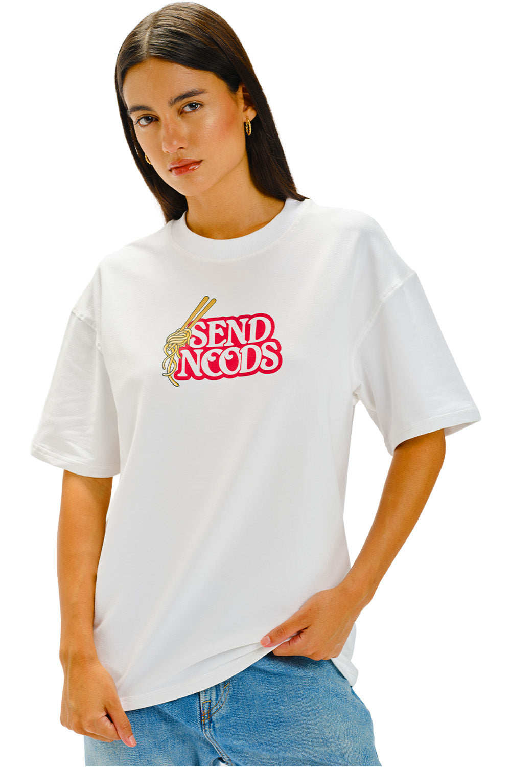 Lowkey Slurpin Oversized T-shirt - BonkersCorner