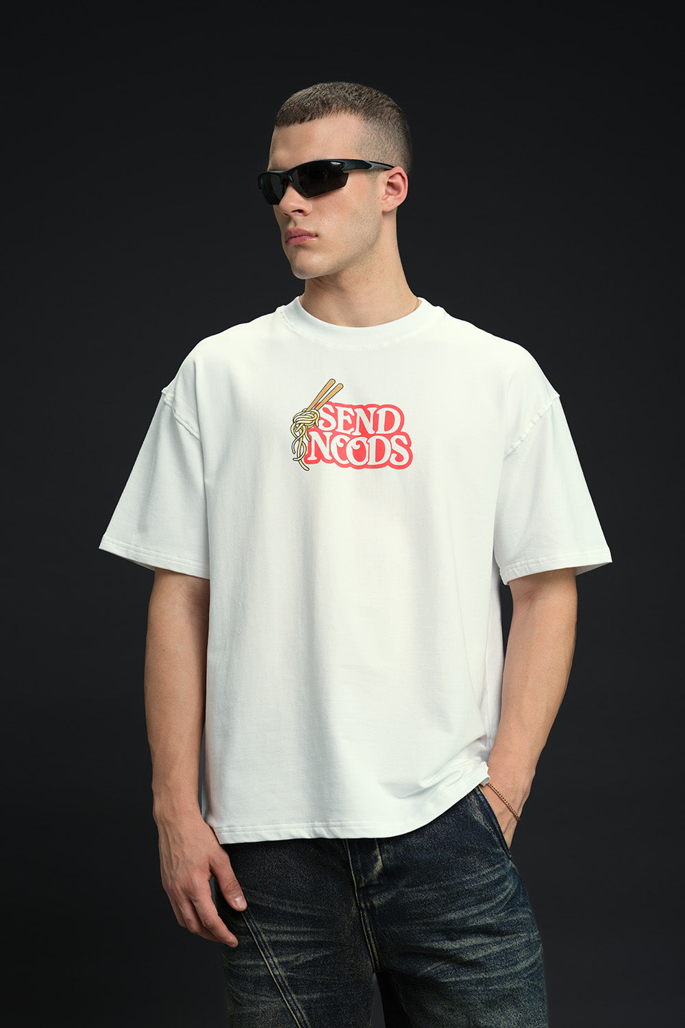 Lowkey Slurpin Oversized T-shirt - BonkersCorner