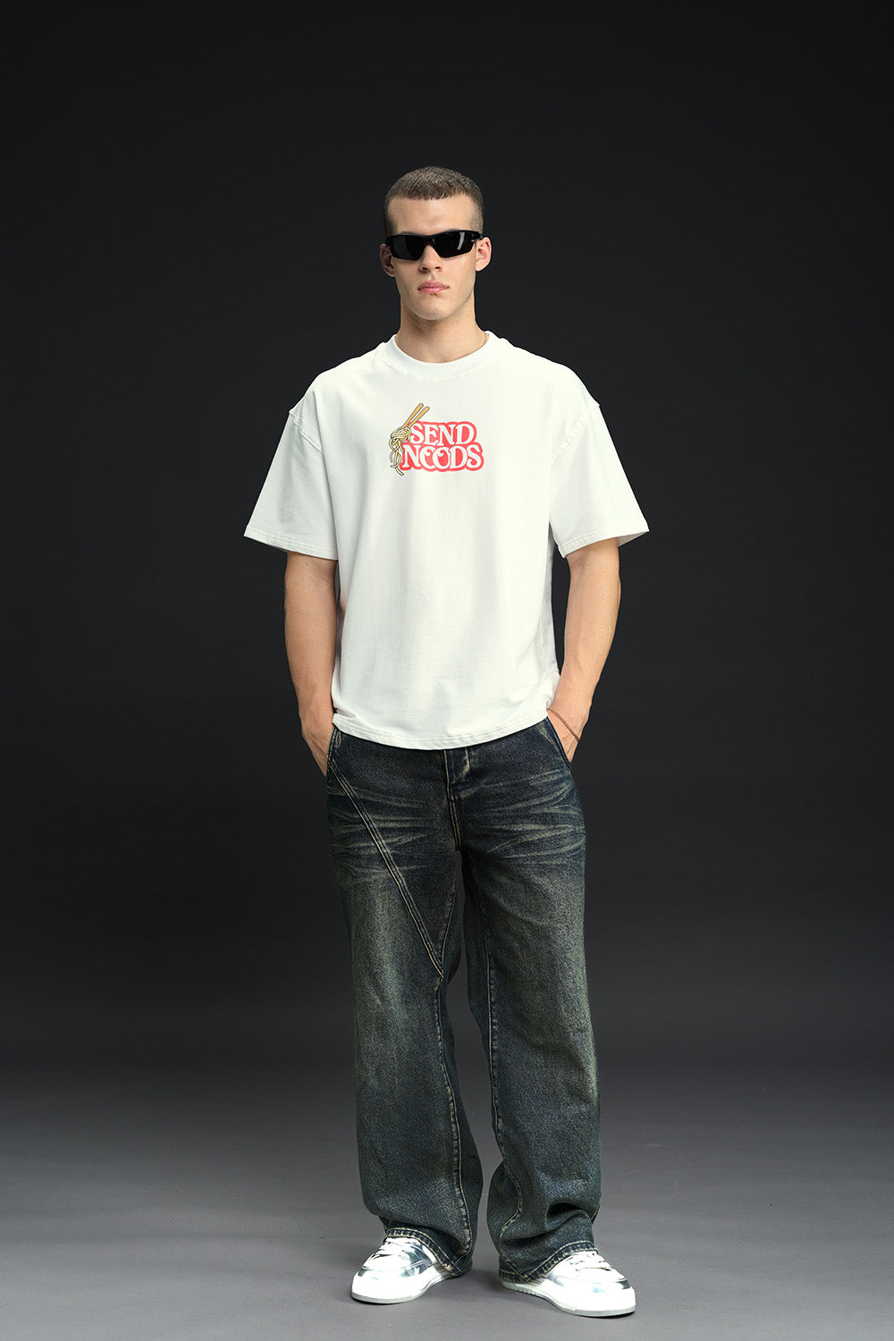 Lowkey Slurpin Oversized T-shirt - BonkersCorner