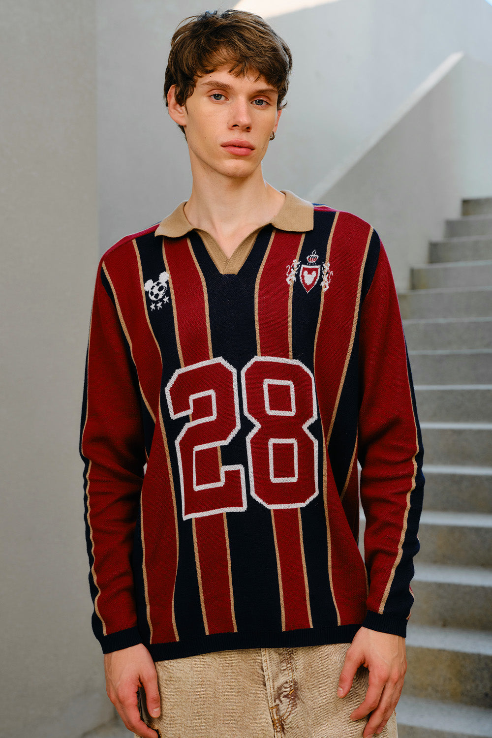 Mickey Home Run Full Sleeves Polo