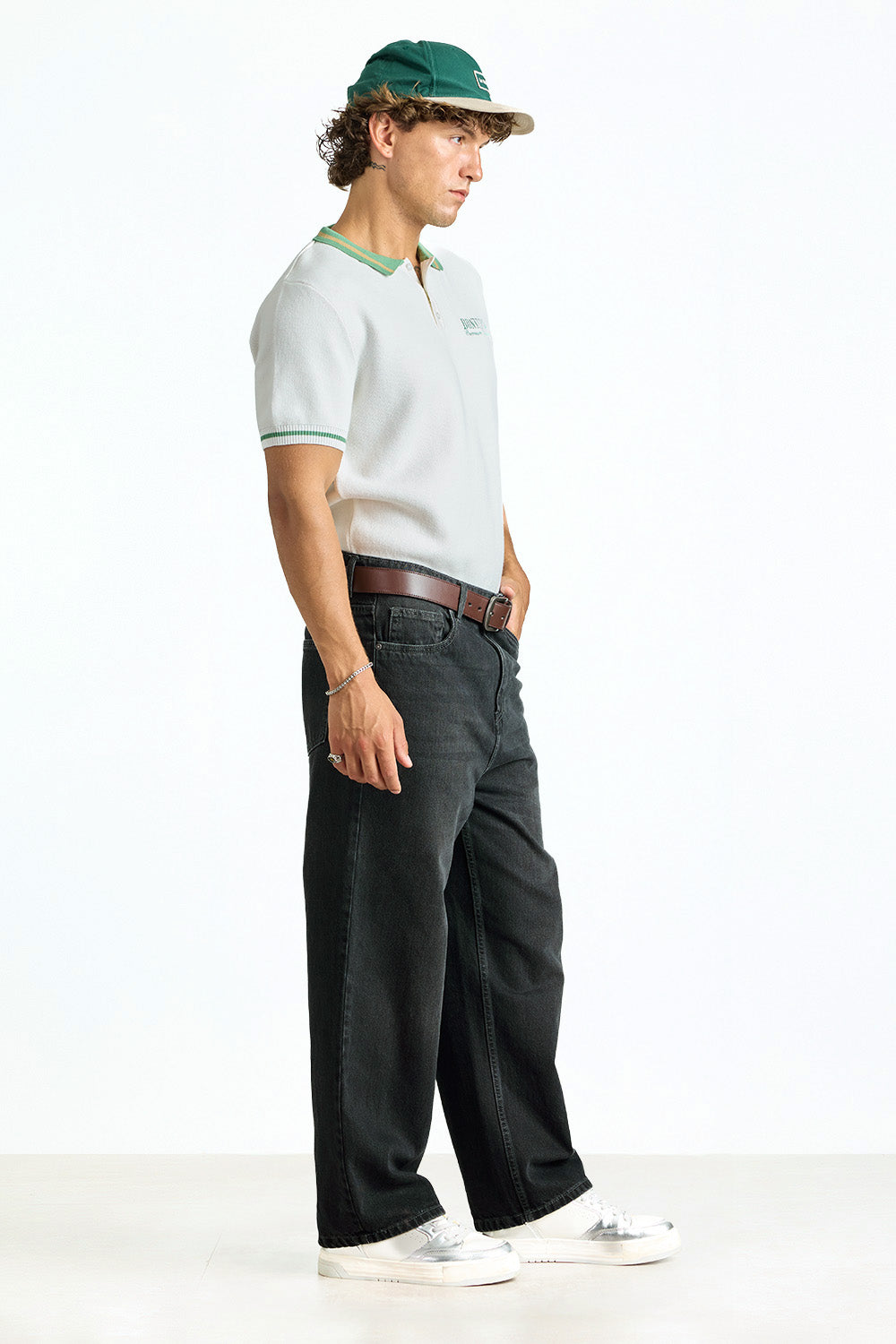 Midnight Black Relaxed Fit Jeans - BonkersCorner