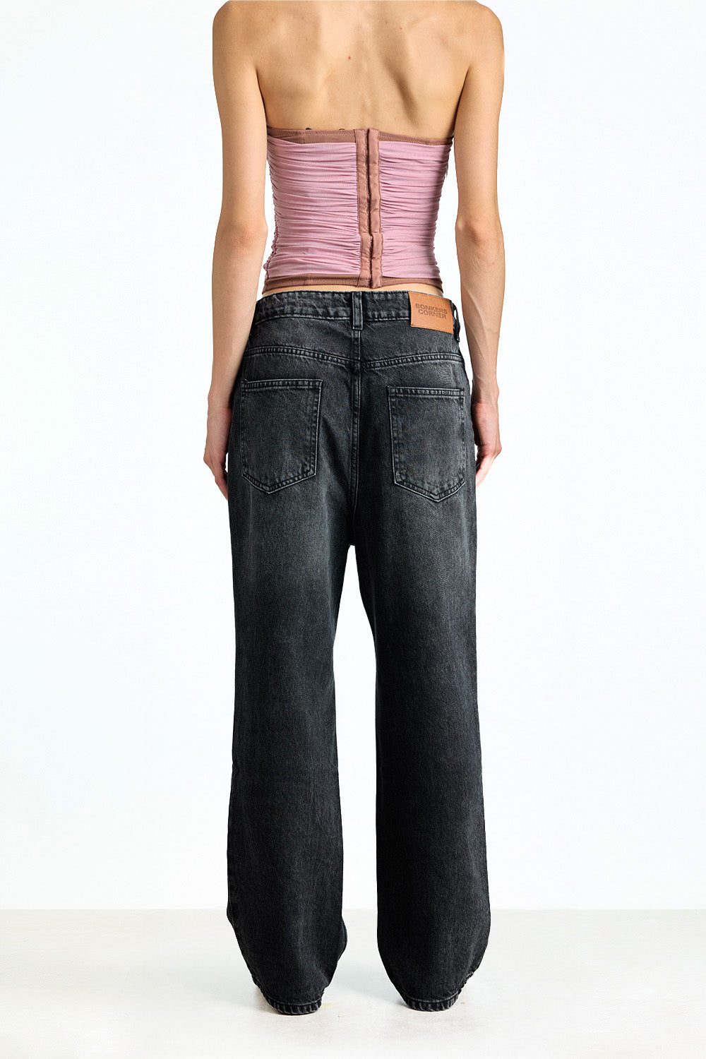 Midnight Black Relaxed Fit Jeans - BonkersCorner