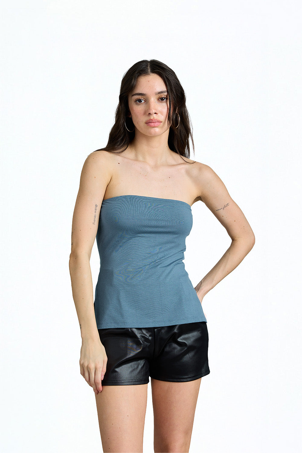 Midnight Blue Longline Tube Top