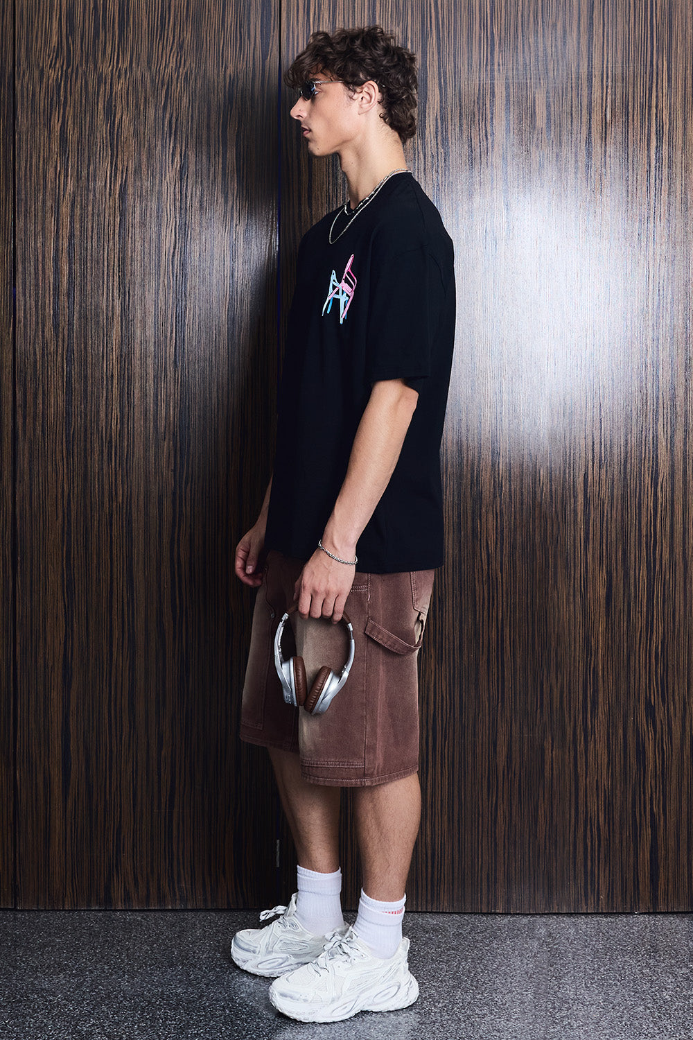 Mixed Placement Oversized T-shirt - BonkersCorner